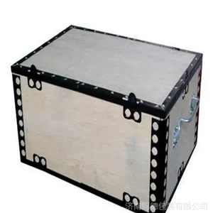 精密仪器外包装钢带木箱 钢边箱 可拆卸胶合板木箱 厂家直销
