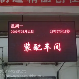F5.0室内单红LED显示屏——西安万显