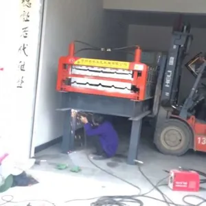 昌宇加高840/900型沿街门市用的彩钢压瓦机