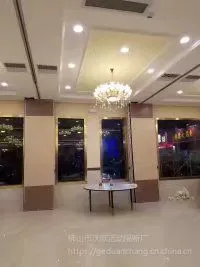佛山市好顺景茶楼65型活动隔断生产厂家