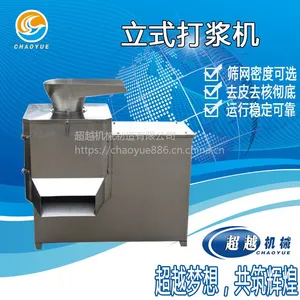 保定超越去皮去核打浆机豆子红枣打浆去皮不锈钢材质红薯打浆机