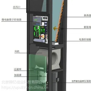 艾特网能精密空调价格5.5KW机房空调单冷带加热220V供电系统