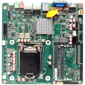 H110全固态主板 LGA1151针DDR4 支持i3/i5/i7处理器独显单网2串口