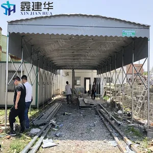 即墨市户外推拉雨棚厂家_供应带轮子移动帐篷布遮阳防嗮