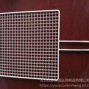 厂家热销烧烤网片网夹烤鱼夹一次性镀锌烤肉篦子可定做各种规格