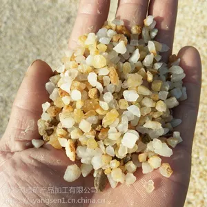 水处理石英砂 喷砂除锈用硬度砂 普通石英砂