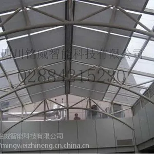 双轨折叠式天棚帘 电动天棚帘