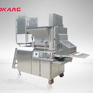 上校鸡块 汉堡肉饼成型设备 博康牌CXJ600全自动成型机 高产量 省人工