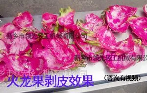 ***轻工LXZZJ-5型火龙果果汁果酒设备-火龙果剥皮榨汁机,产量大,出汁***