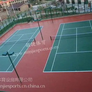 硅PU网球场