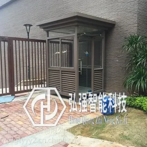 河源保安亭厂家，不锈钢岗亭定做，河源岗亭厂家