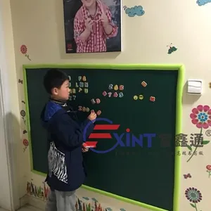 深圳挂式教学黑板单面绿板F大绿板规格可定做X家用家教大号