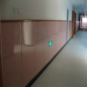 幼儿园各种墙裙软包带壁画的软包