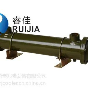 5寸水冷式液压油散热器 睿佳BS-526不锈钢水冷却器 厂家直销
