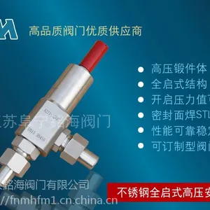 铭海超高压气体微启式高压泄压阀