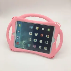 2017新ipad9.7寸保护套,三手提带支架支撑,硅胶***防摔