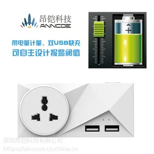 新款亚马逊Alexa语音智能Wifi插头插座 白色欧规标准插头和插座