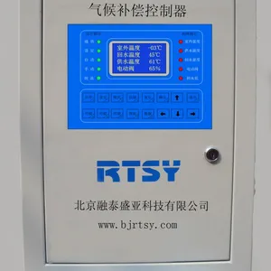 融泰盛亚热源综合控制器及气候补偿器 本控制系统以西门子系列PLC及外挂模块(AD模块、网络模块、人机