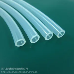 厂家供应彩色环保透明硅胶管硅胶管 高透明食品级硅胶管 软管白色