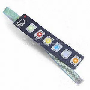 定做薄膜开关PC/PVC面板贴膜 银浆按键仪器仪表面板打样厂家直销