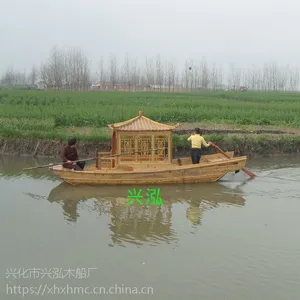 厂家直销单亭船景区旅游船观光服务船定制木船