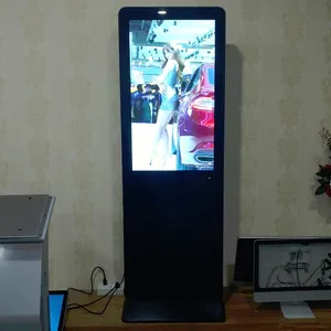 本狮40寸触摸一体机 落地式查询广告板 立式触屏广告机