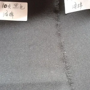 越帆12安涤棉黑色帆布 2*2加密350克 手感硬挺 布面无杂质 大量现货***批发