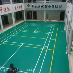 广西PVC地胶,钦州PVC地板胶批发,钦州PVC羽毛球场地胶铺设