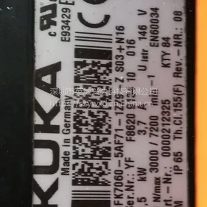 KUKA伺服电机 1FK7101-5AZ91-1ZZ9-Z修理销售