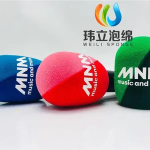 电视台采访海绵话筒套 出口植绒海绵话筒套