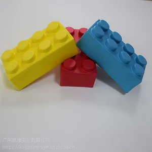 百变积木EVA儿童早教益智玩具环保大颗粒四个圆柱三角形工厂直销