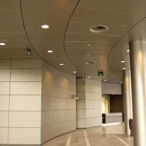 天津地铁铝平板内墙面吸音装饰