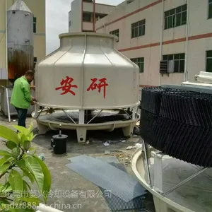 新疆圆形冷却塔现货批发乌鲁木齐150T玻璃钢冷却塔报价