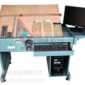 ***全钢工程制图实训台_机械制图实训桌台_建筑绘图桌-杭州欧格