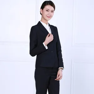 株洲工装制服批发修身职业女套装厂家贴牌加工