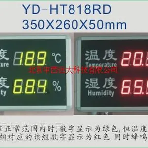 工业用温湿度报警器 型号:YD23-YD-HT818RG库号:M401342