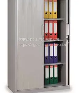 丰锰FM两层卷帘门文件柜900×440×758mm(银灰色,1块层板)金属办公家具