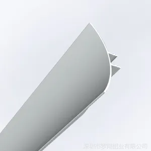 内圆弧净化铝型材 彩钢板内圆弧 岩棉板铝材 净化铝型材 内圆弧