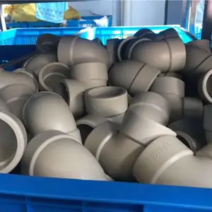茂发塑料材质PPH承插弯头dn15-200mm现货多