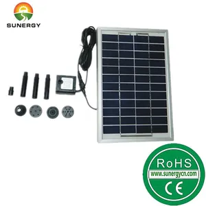 12V5W太阳能喷泉花园池塘公园景区太阳能直流水泵喷水花洒潜水泵