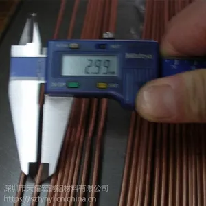 现货供应红铜棒1mm1.5mm2mm T2国标紫铜棒 焊接用细铜棒