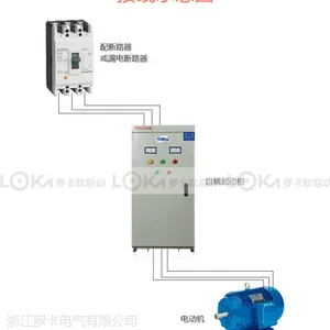 供应罗卡300kW自耦减压起动柜,搅拌桶电机保护柜