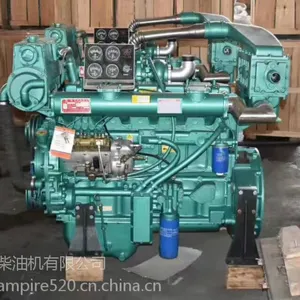 厂家直销潍柴6105柴油机120马力船用带海淡水交换器和机油冷却器
