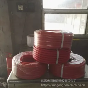东营胶管厂家直供天然橡胶型风炮管 高压耐晒充气管 ***风炮氧气乙炔管