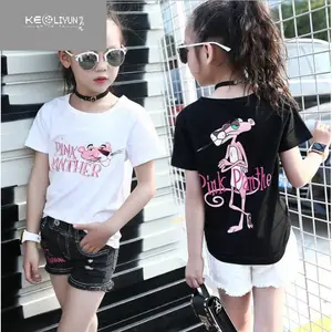 便宜童装短袖T恤批发厂家货源 时尚韩版小孩夏装批发厂家 棉
