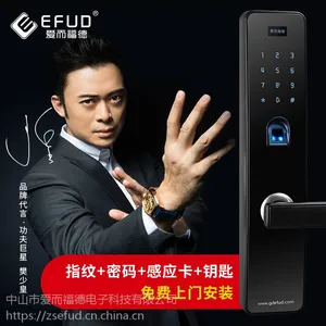 供应EFUD 电子密码锁 智能防盗门锁，天地杆指纹密码锁 最值得信赖的品牌