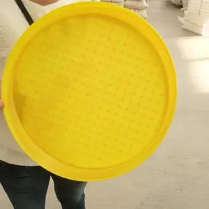 塑料喂食盘 圆形开食盘图片 鸡用饲料托盘