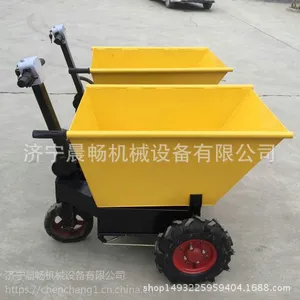 厂家直销 电动手推车 工地用车 便携式电动平板推车 物流运输车