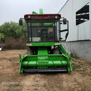 牧草青储收割机 大型秸秆切碎青储机 秸秆收获打包机