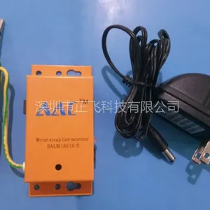 自动开关单工位防静电手腕带报警器静电手环在线监控器静电环在线实时监视仪